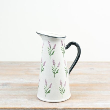 a charming lavender jug vase 