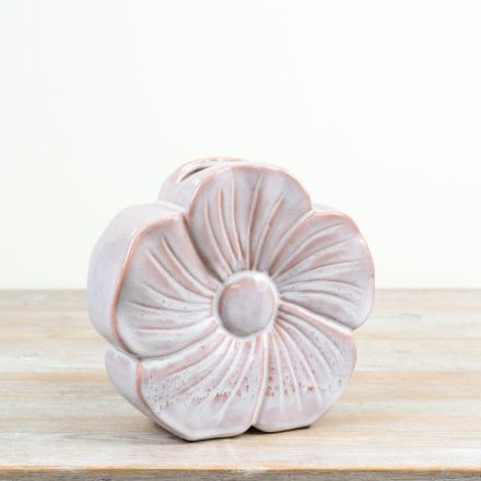 Eyecatching multi-petal flower shape brings a fresh, playful botanical aesthetic to your interior styling.