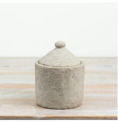 a delightful lidded pot for stylish storage