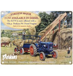 An intricately illustrated scene of traditional hay harvesting amid gentle British countryside hills