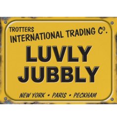 A charming Trott-inspired metal plaque perfect for fans