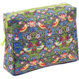 Elegantly designed wash bag featuring the classic Strawberry Thief pattern by William Morris