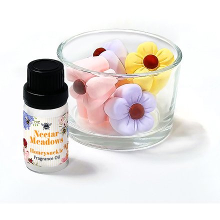 11cm Nectar Meadows Honeysuckle Gypsum Stone Diffuser