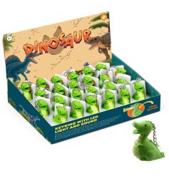 Bring prehistoric fun wherever you go with the roaring Dinosaur LED keyring! 
