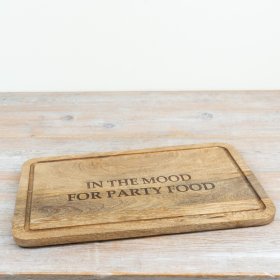 Bring a touch of fun and flair to your entertaining with this elegant chopping and serving board