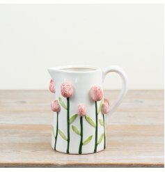 Step into spring with this stunning 3D roses jug vase 