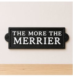 Bring a delightful country charm to your garden with this playful cast iron plaque