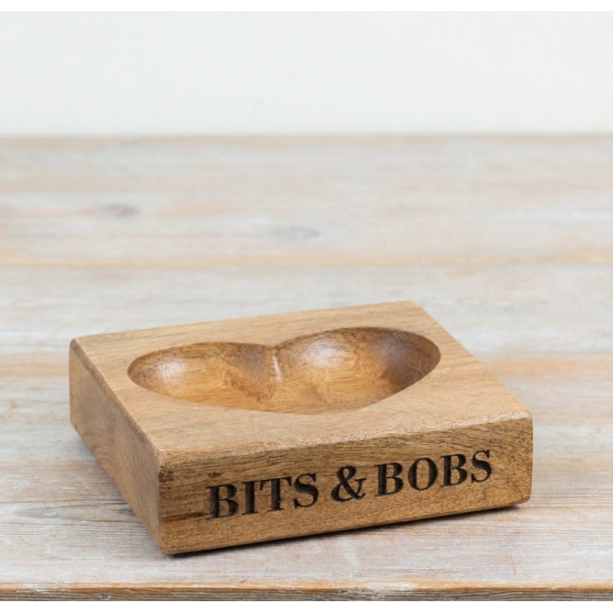 Wooden Bits & Bobs Heart Key Stand, 15cm 