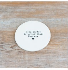 A charming coaster for all coffee lovers 
