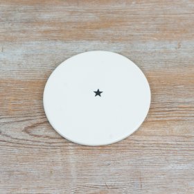 elegant round star coaster for stylish surface protection