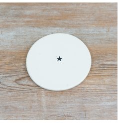 a chic round star coaster