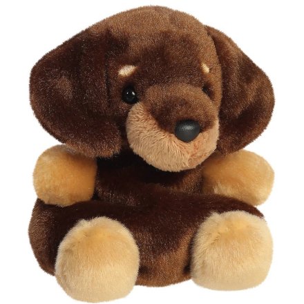 a charming fluffy dog palm pal 