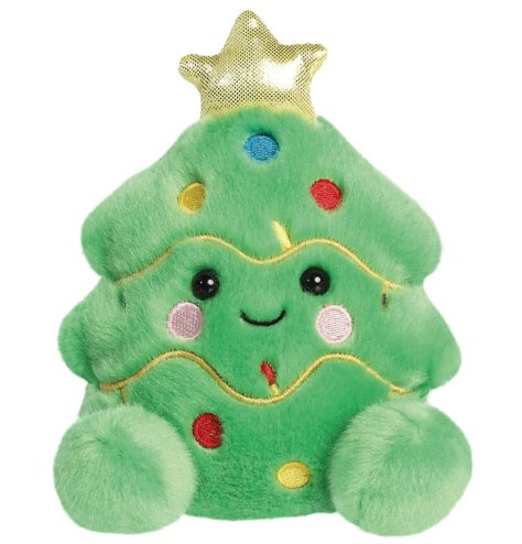 a fun plush Christmas tree palm pal 