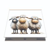 Jot down your thoughts with delightful Sheepies memo pad and handy pencil combo