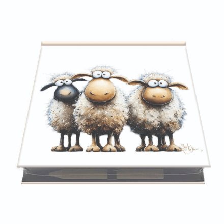 The Sheepies Memo Pad with Pencil ,200 Sheets 