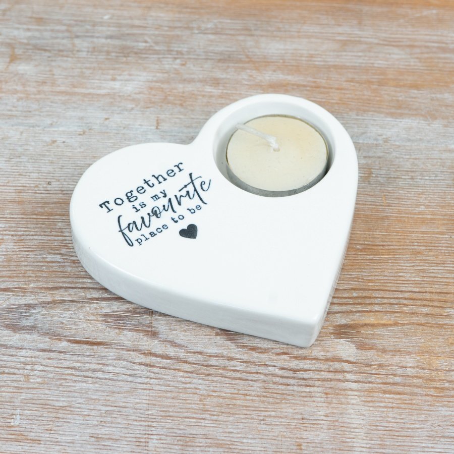 10cm "Together is my Heart Candle Holder