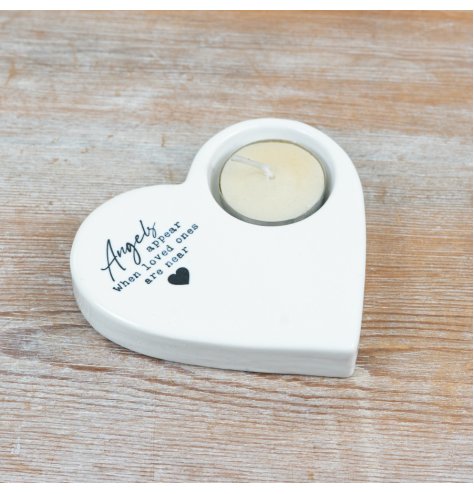 Elegant heart-shaped candle holder to cherish loved ones