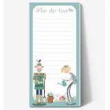 Keep your gardening tasks beautifully organised with this charming Pink Pig to do list