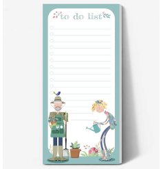 Stay on top of your gardening chores with this lovely Pink Pig to do list