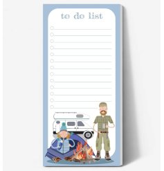 Keep your tasks on track with this charming camper van inspired to-do list