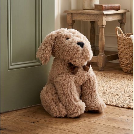 Labradoodle-Inspired Doorstop