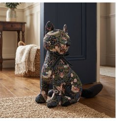 Crafted as a graceful, upright fox figure