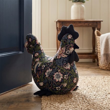 William Morris Style Hen Doorstop