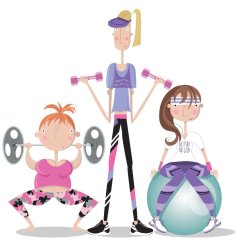 Inspire and celebrate the gym goddess with this vibrant greeting card