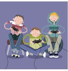 Celebrate the gamer in your life with this vibrant, fun card