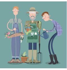 Perfect greetings card for male gardeners to brighten their day