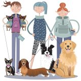 Send a heartfelt message to the dog lover in your life with this delightful card
