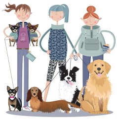 Send a heartfelt message to the dog lover in your life with this delightful card