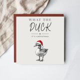 A playful, pun-filled greeting that is guaranteed to stand out from traditional, serious holiday cards.