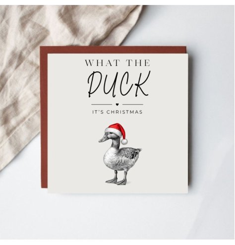 A witty and whimsical festive card that breaks away from the usual serious season’s greetings