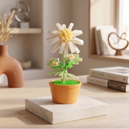 Minibricks Flower in Planter 