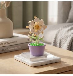 Brighten up your workspace or home decor with this creative, everlasting miniature brick flower pot