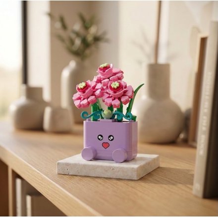 Miniature Brick Flower in a Pot