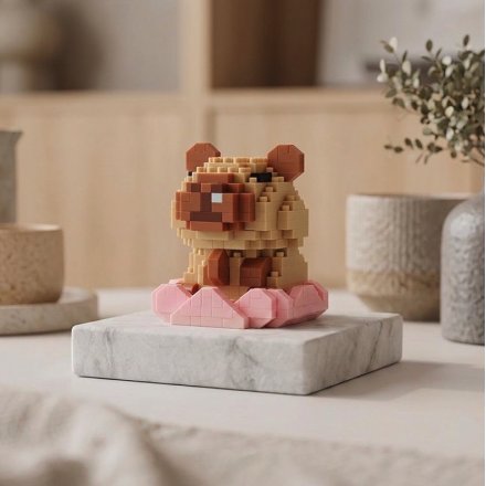 Capybara Mini Brick Model, 6cm