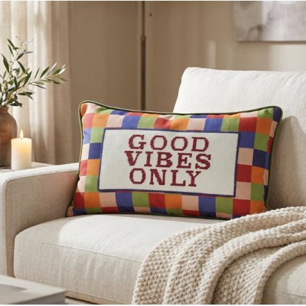 50cm Good Vibes Only Cushion