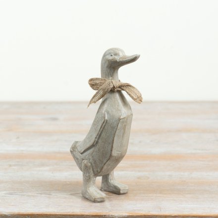 Standing Duck Figurine, 19cm 