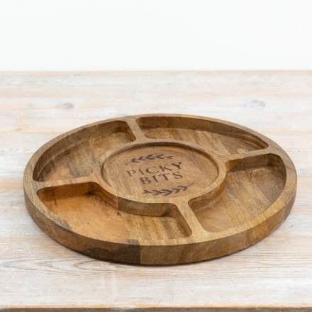 Picky Bits Round Sharing Tray, 35cm 