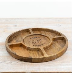 Elevate your snacking setup or movie night with this serving platter  