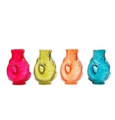delightful fish-inspired small vase with intricate detailing