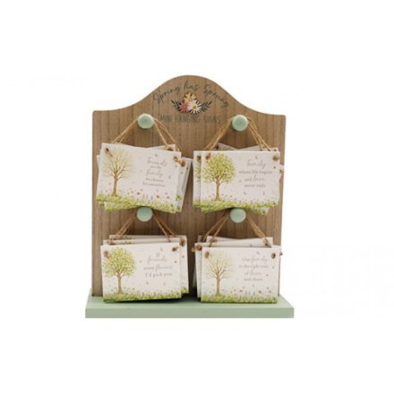 4/A Spring Hanging Deco, 9cm 