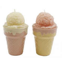 Bring a sprinkle of joyful sweetness to your decor with these charming ice cream candles