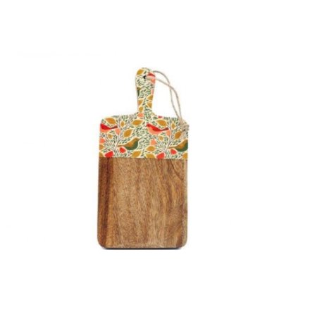 Songbird Mango Wood Serving Board, 30cm