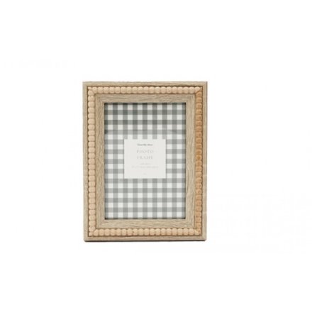 '5x7' Beaded Photo Frame, 23cm 