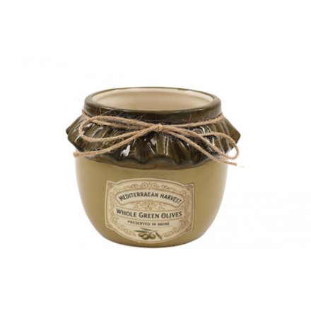 Olive Pot Planter, 14cm 