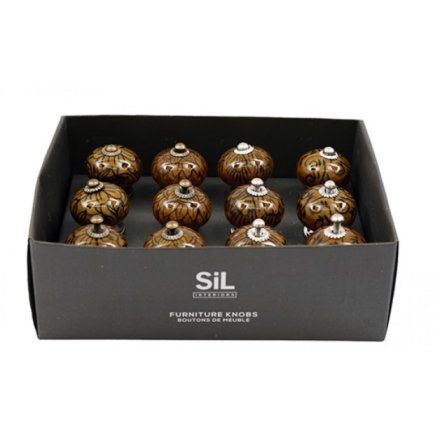 4cm Mustard Coloured Doorknob 