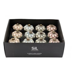 delightful multicoloured ceramic door knobs with vintage charm